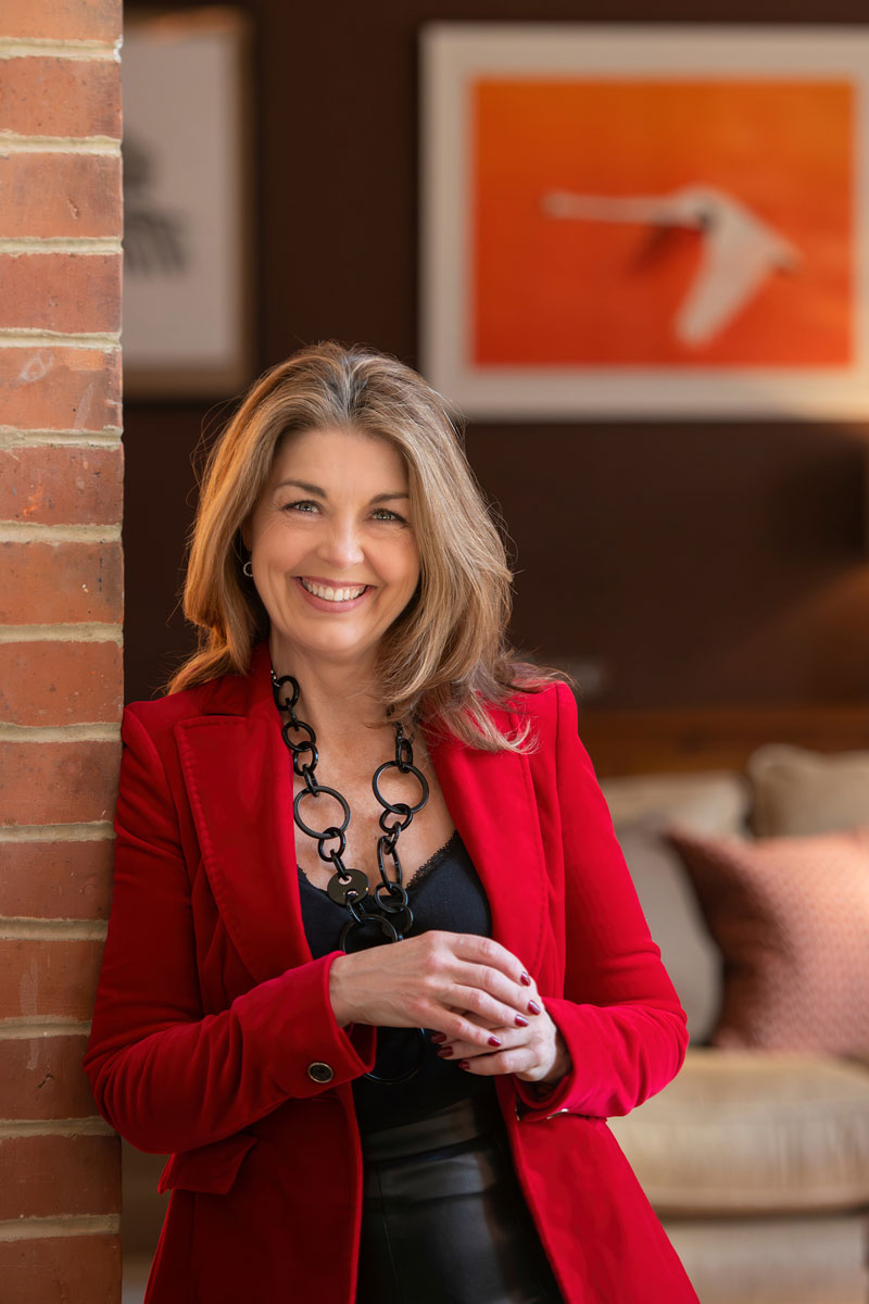 Philippa Sale owner of interior design and space planning studio in Oxfordshire Flippa Interiors