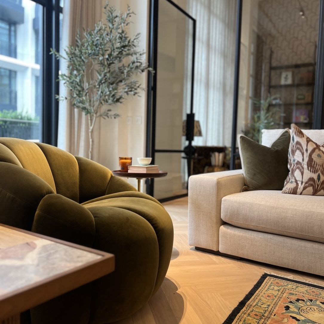 comfy chair in a London Apartment